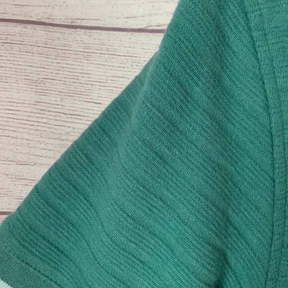 Goodfellow & Co Green and White Polo Ribbed Stripe Short Sleeves Size S - Picture 10 of 16